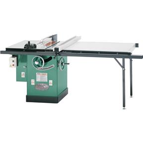 10" Table Saw 3 HP Single-Phase 220V Left-Tilt w/ 7' Rails