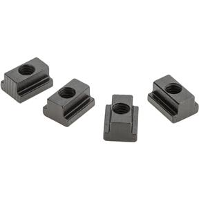 T-Slot Nuts, pk. of 4, 7/16" Slot, 3/8" - 16