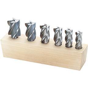 6 pc. End Mill Set - 4 Flute, Small
