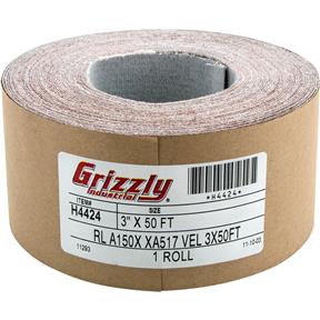 3" x 50' Sanding Roll A150 H&L