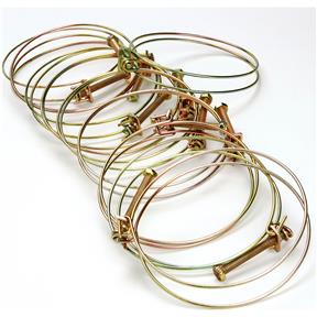 10 Pack 4" Wire Hose Clamps