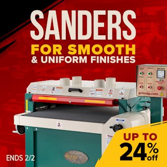 Banner for 012026 Inventory Clearance Sanders