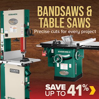 Banner for 03-31 BANDSAWS TABLE SAWS