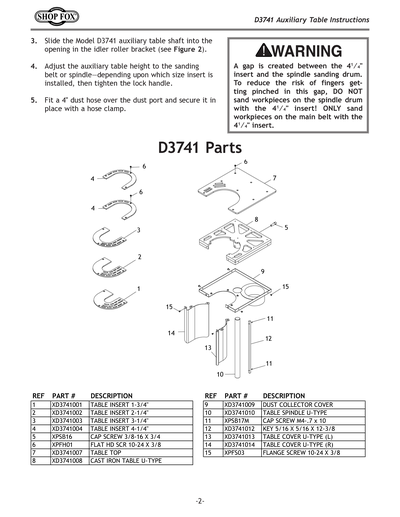 Part Diagram for D3741