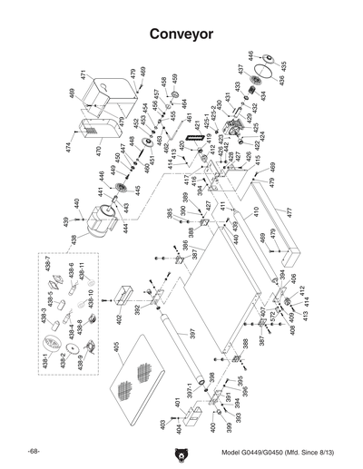 Part Diagram for G0450