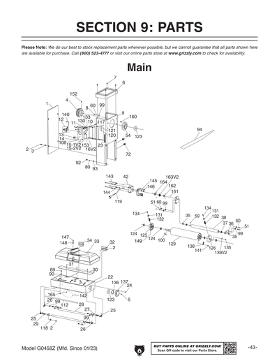 Part Diagram for G0458Z