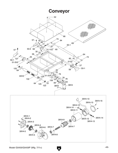Part Diagram for G0459