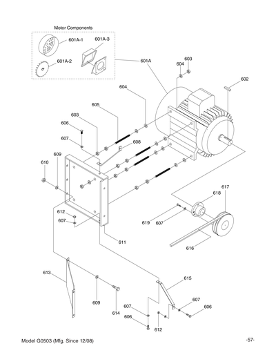 Part Diagram for G0503
