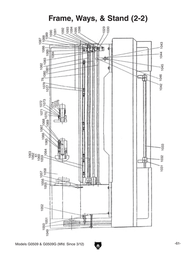 Part Diagram for G0509