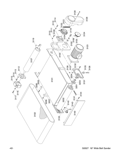 Parts for G0527 18