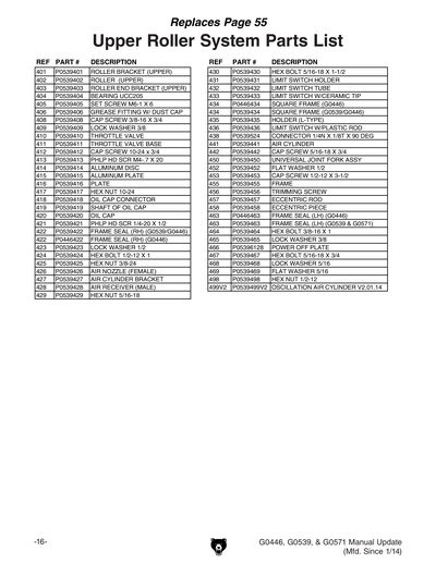 Part Diagram for G0539
