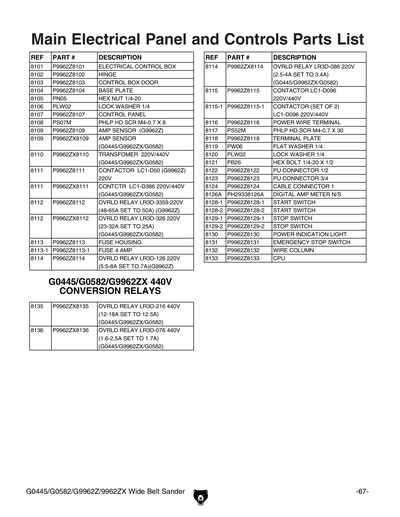 Part Diagram for G0582