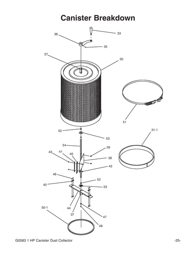 Part Diagram for G0583