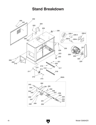 Part Diagram for G0604ZX