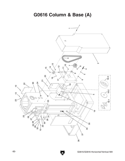Part Diagram for G0616
