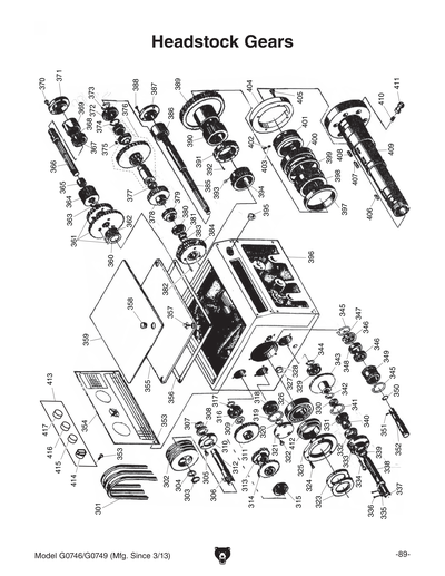 Part Diagram for G0749