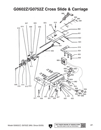 Part Diagram for G0752Z