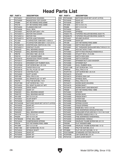 Part Diagram for G0754