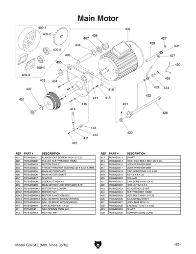 Part Diagram for G0764Z