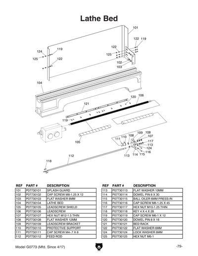 Part Diagram for G0773