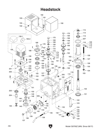 Part Diagram for G0795Z