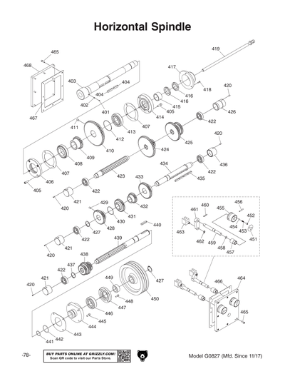 Part Diagram for G0827