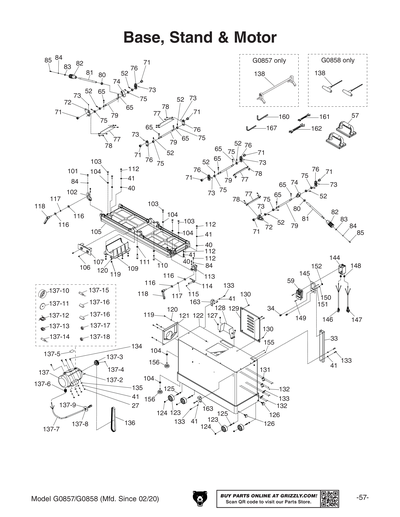 Part Diagram for G0858