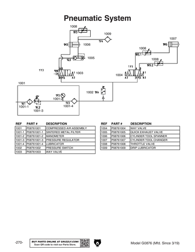 Part Diagram for G0876