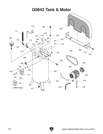 Part Diagram for G0942