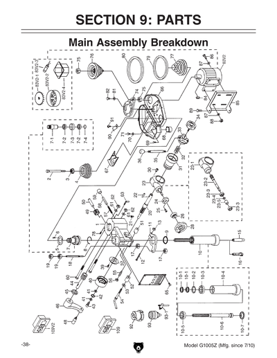 Part Diagram for G1005Z