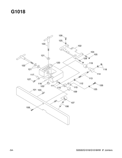 Part Diagram for G1018