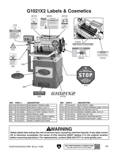 Parts for 15