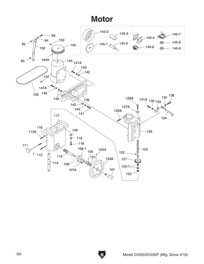 Part Diagram for G1035