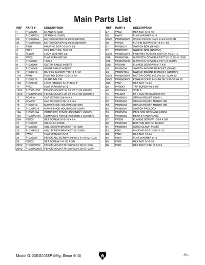 Part Diagram for G1035P