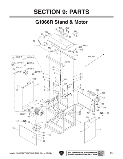 Part Diagram for G1066Z