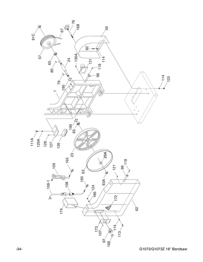 Part Diagram for G1073Z