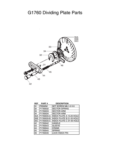 Part Diagram for G1760