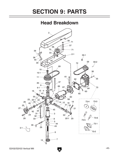 Part Diagram for G3102