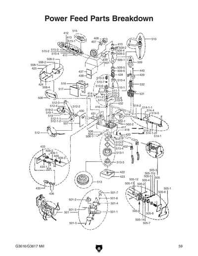 Part Diagram for G3616