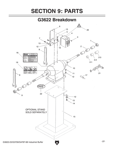 Part Diagram for G3622