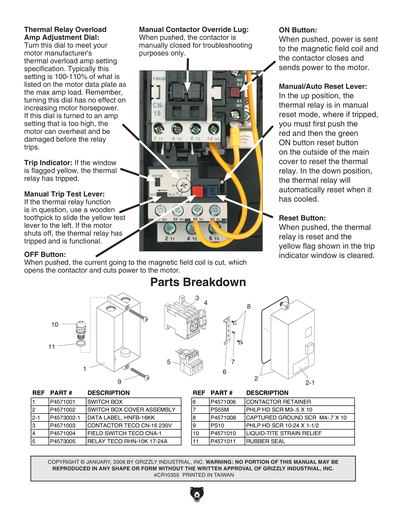 Part Diagram for G4573