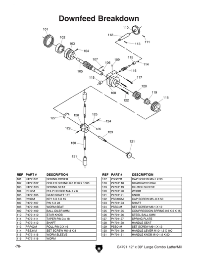 Part Diagram for G4791