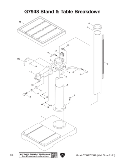Part Diagram for G7948