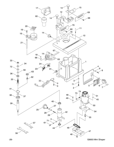 Part Diagram for G8693
