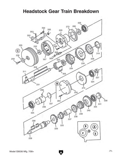 Part Diagram for G9036