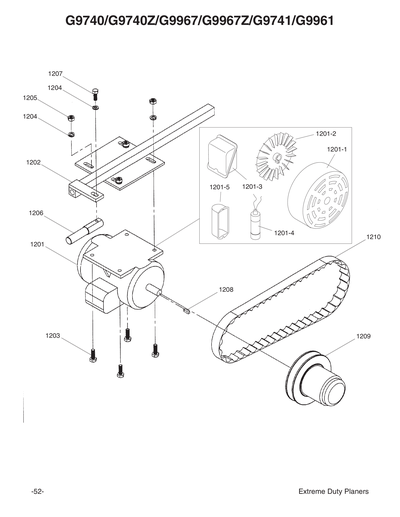 Parts for G9741 24