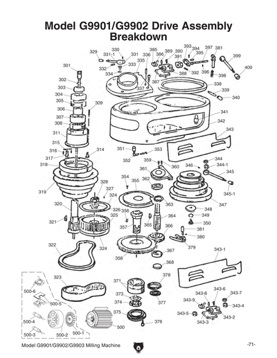Part Diagram for G9901