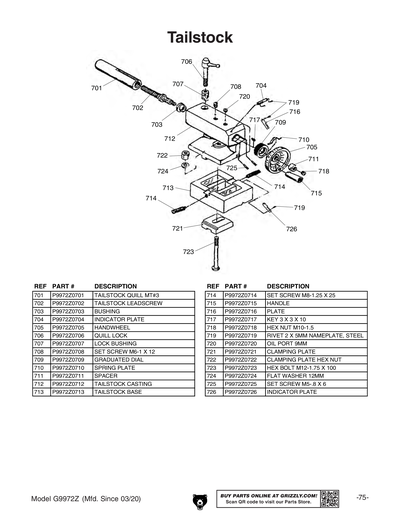 Part Diagram for G9972Z