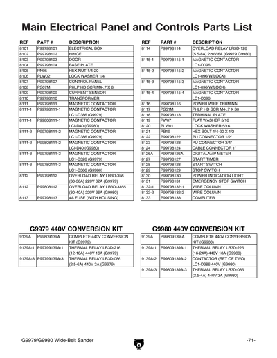 Part Diagram for G9979