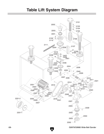 Parts for G9980 51